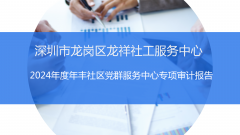 2024年度年丰社区党群服务中心专项审计报告